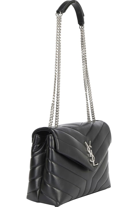 Yves Saint Laurent Loulou Mini Shoulder Bag Black For Women 7in/18cm YSL -  Elite Outfits in 2023