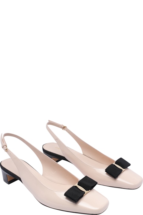 Ferragamo High-Heeled Shoes for Women Ferragamo Iconic Bow Slingback