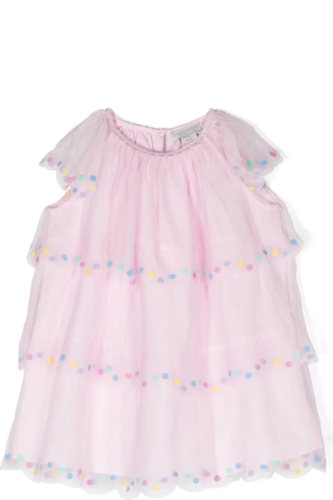 Fashion for Girls Stella McCartney Kids Confetti Polka Dot Layered Dress