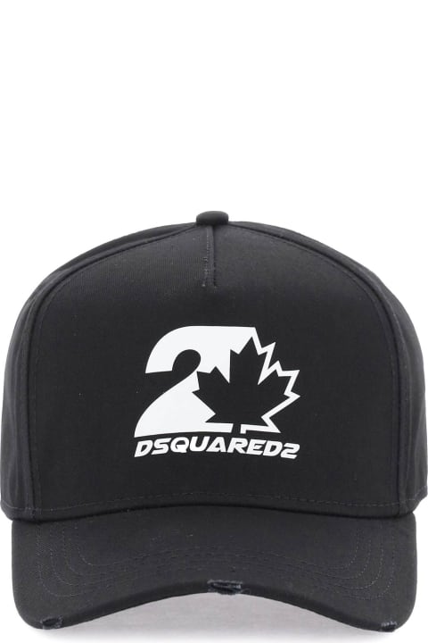 Dsquared2 Accessories for Men Dsquared2 Baseball Cap With Logoed Patch