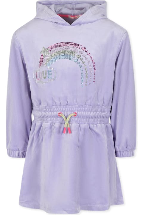 Homeware Billieblush Lilac Dress For Girl With Rainbow