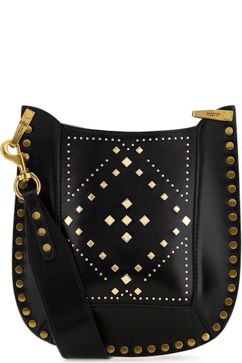 Bags for Women Isabel Marant Black Leather Nasko Shoulder Bag