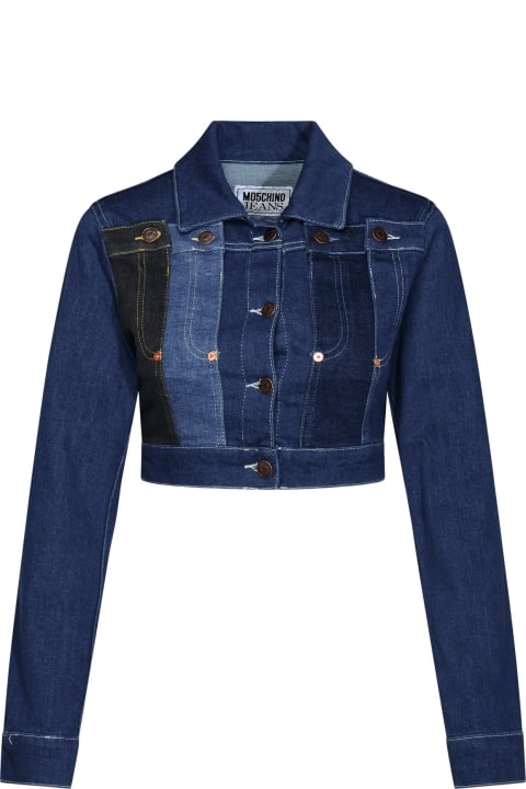 Fashion for Women M05CH1N0 Jeans Blue Cotton Jacket