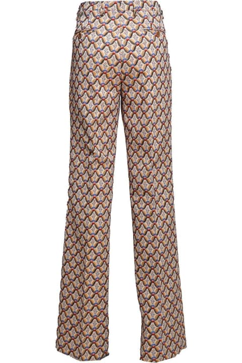 Etro for Women Etro Allover Floral Printed Straight-leg Trousers