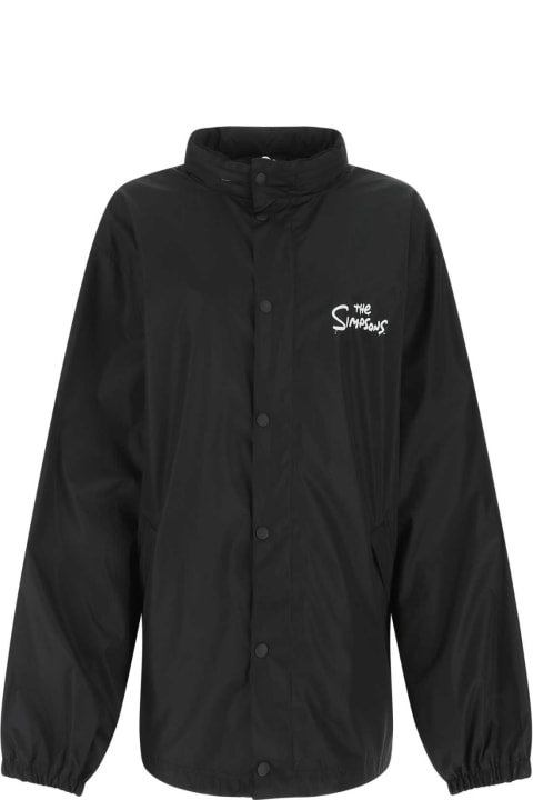 ウィメンズ Balenciagaのコート＆ジャケット Balenciaga Black Polyester Oversize Jacket