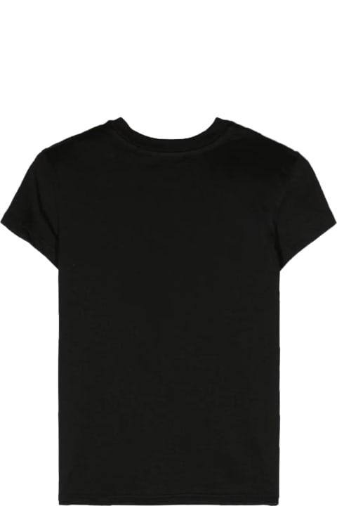ガールズ Balmainのウェア Balmain T-shirt With Rhinestone
