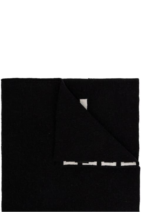 Accessories for Men Givenchy Reversible Logo-intarsia Knitted Scarf