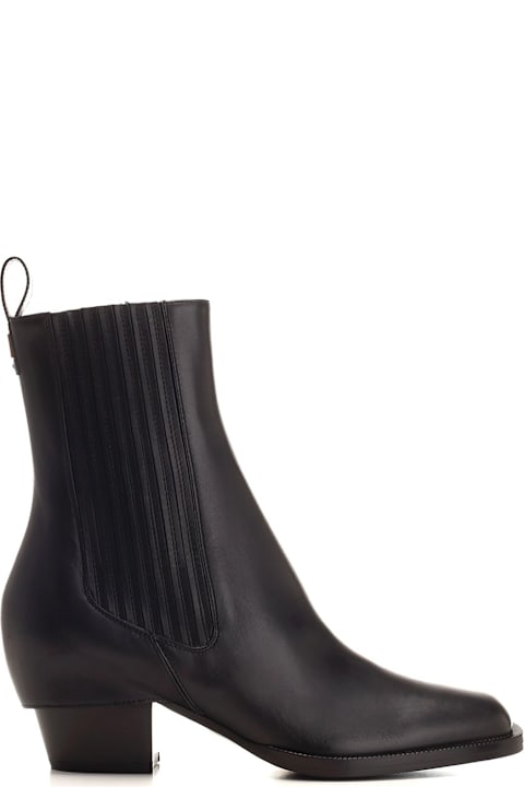 Fendi Shoes for Women Fendi Leather Ankle Boots