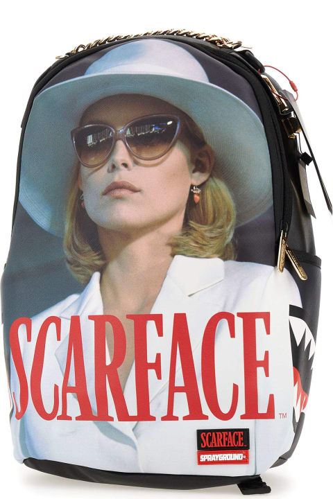 Bags for Women Sprayground "scarface Stairs" Vegan Leather Backpack