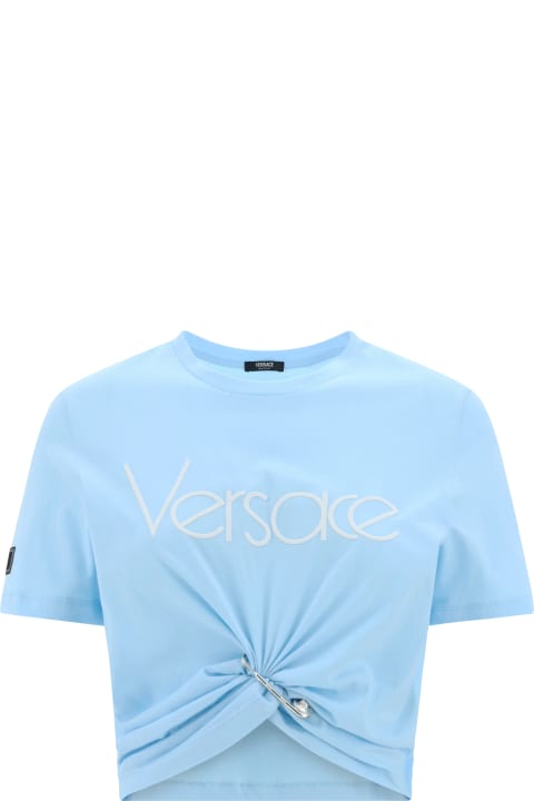 Topwear for Women Versace Safety Pin Detail Top
