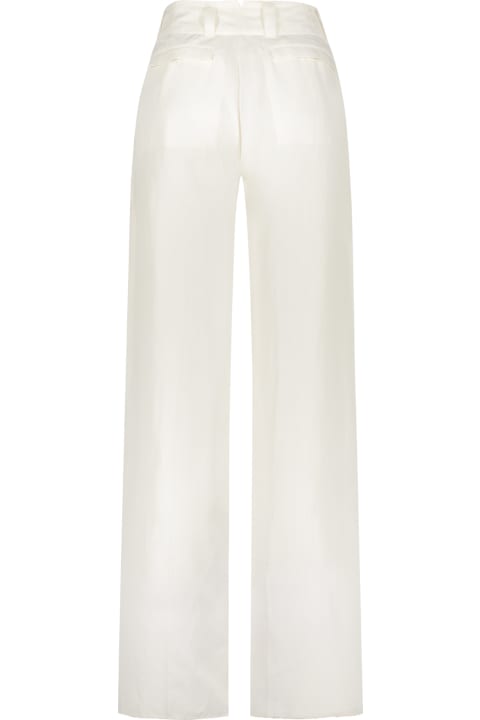 Homeware Ferragamo Silk And Linen Trousers