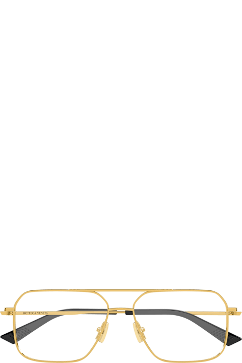 Bottega Veneta Eyewear for Kids Bottega Veneta Eyewear Bv1384o-003 - Gold / Black Rx Glasses