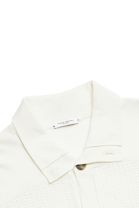 Paolo Pecora Sweaters for Men Paolo Pecora Cardigan With Contrasting Buttons