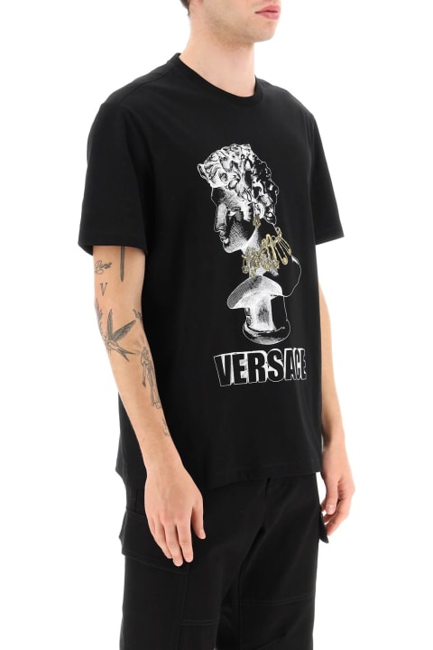 Versace for Men Versace Printed Cotton T-shirt