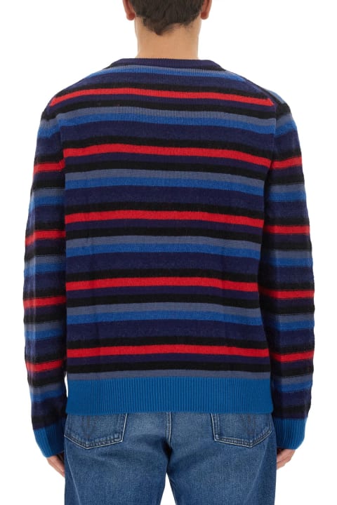 PS by Paul Smith for Men PS by Paul Smith Jersey With Stripe Pattern Paul Smith