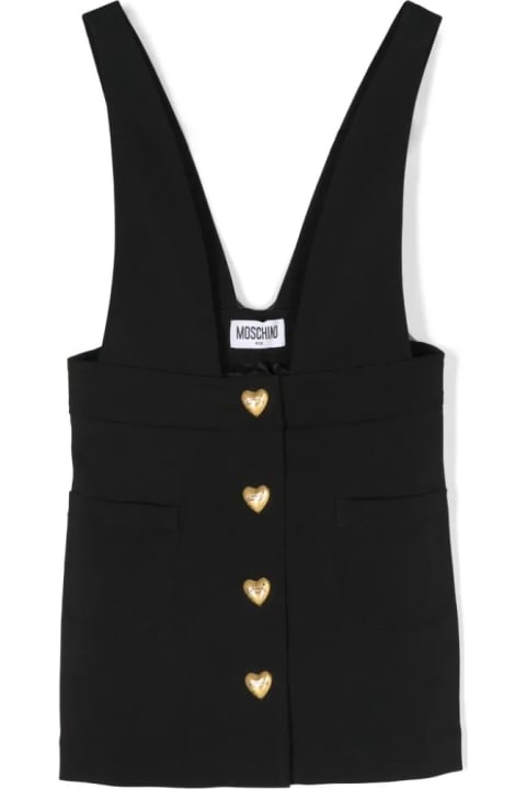 Moschino ملابس تحتية لـ بنات Moschino Overalls With Heart-shaped Buttons