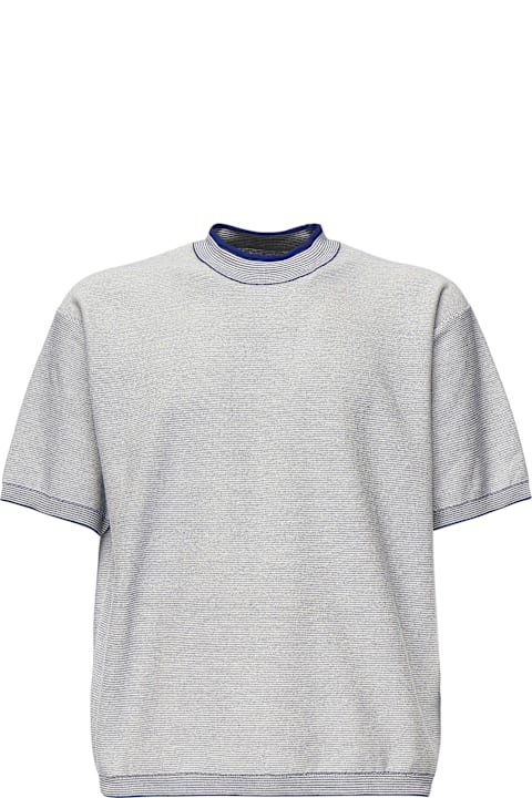 メンズ Stone Islandのトップス Stone Island T-shirt With Two-tone Yarn