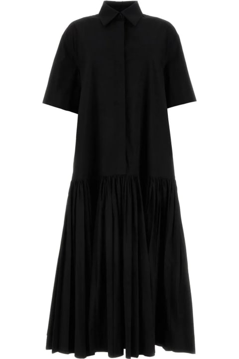 Jil Sander Dresses for Women Jil Sander Black Poplin Shirt Dress