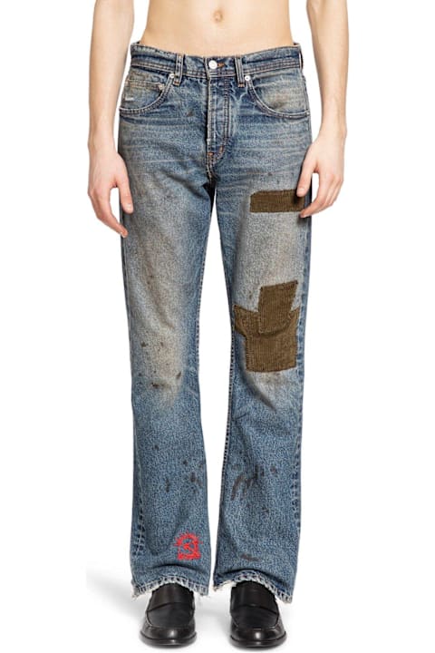 Enfants Riches Deprimes Clothing for Men Enfants Riches Deprimes Patchwork Distressed Flared Jeans