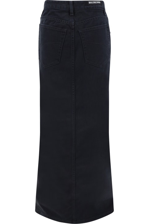Balenciaga Sale for Women Balenciaga Denim Midi Skirt