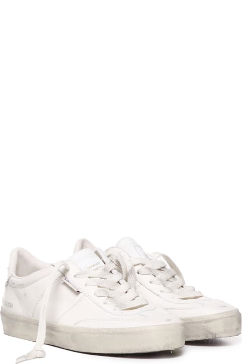 Golden Goose Shoes for Women Golden Goose Soul Star Sneakers In White Leather