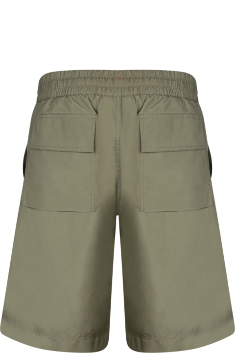 Moncler Grenoble Pants for Men Moncler Grenoble Nylon Green Shorts