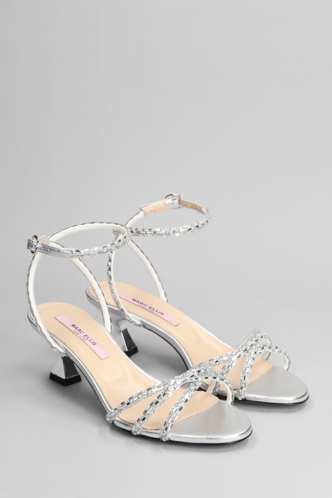 Sandals for Women Marc Ellis Sandals In Silver Leather