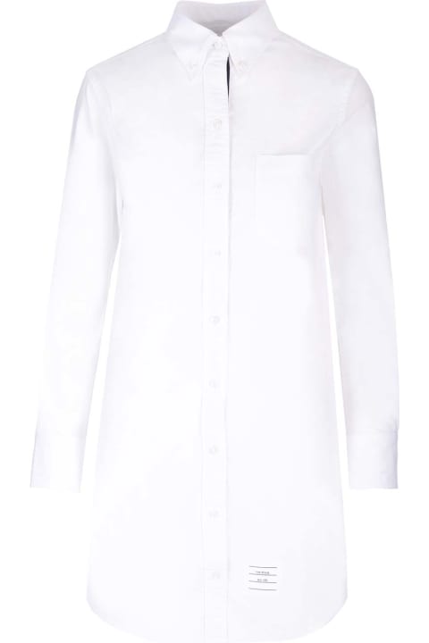 Thom Browne Women Thom Browne 3/4 Length Shirt Dress