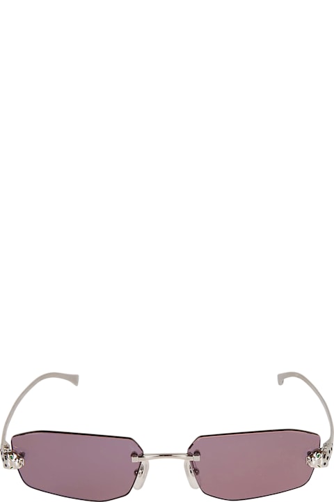 Cartier Eyewear نظارات لـ القسم الرجالي Cartier Eyewear Panthere Sunglasses