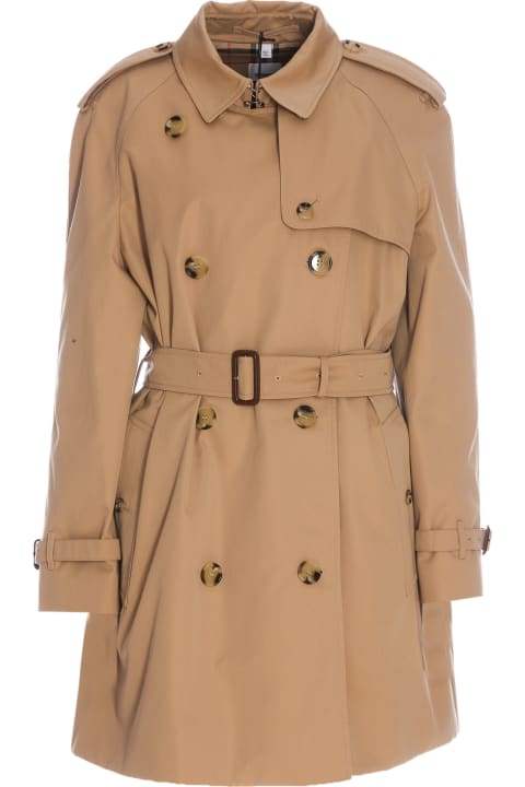 Coats & Jackets for Women Burberry Beige Gabardine Trench Coat