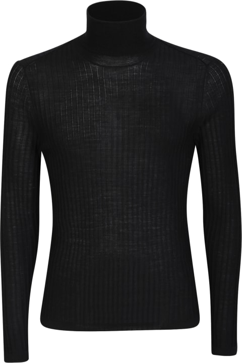 Ballantyne for Men Ballantyne Black Wool Sweater
