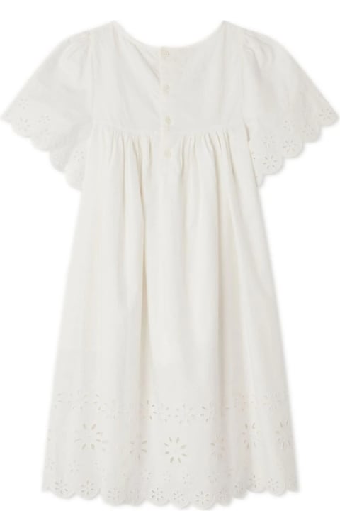 Dresses for Girls Bonpoint Milk White Francesca Dress
