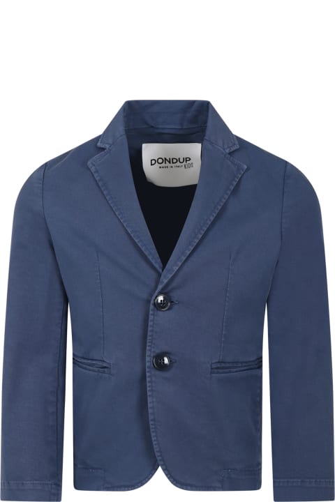 Dondup Coats & Jackets for Boys Dondup Blue Jacket For Boy