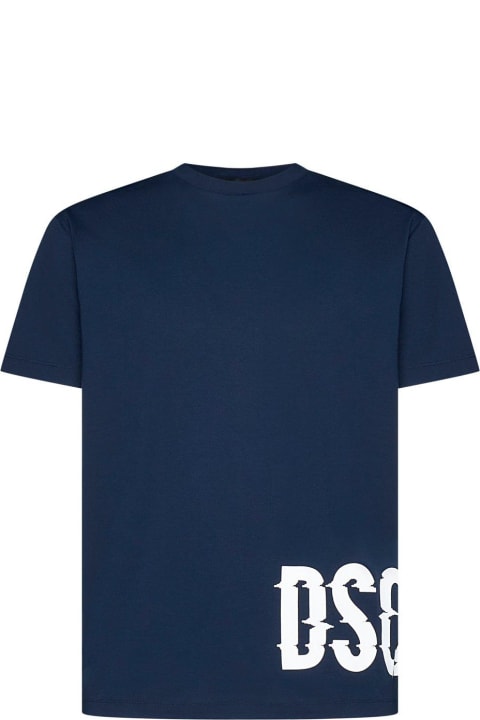 Dsquared2 Topwear for Men Dsquared2 Logo-printed Crewneck T-shirt
