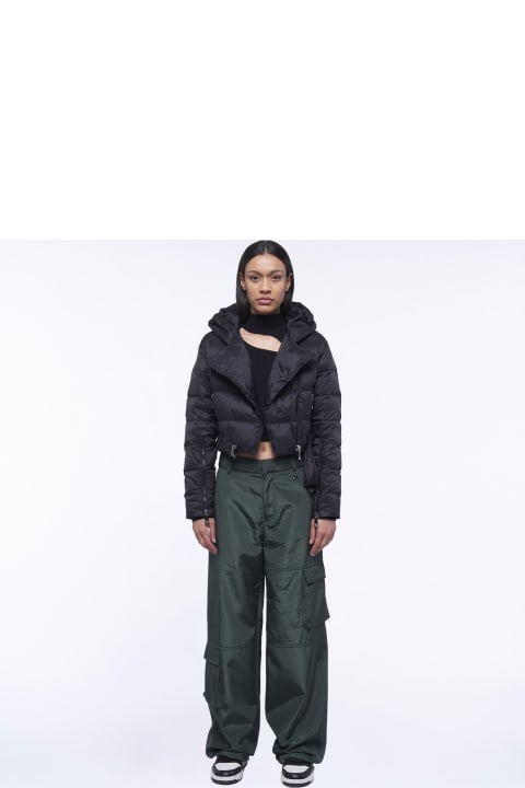 John Richmond for Women John Richmond Cropped Hooded Down Jacket