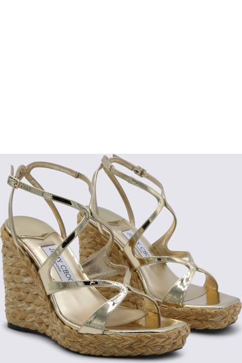 Jimmy Choo Gold Espadrillas