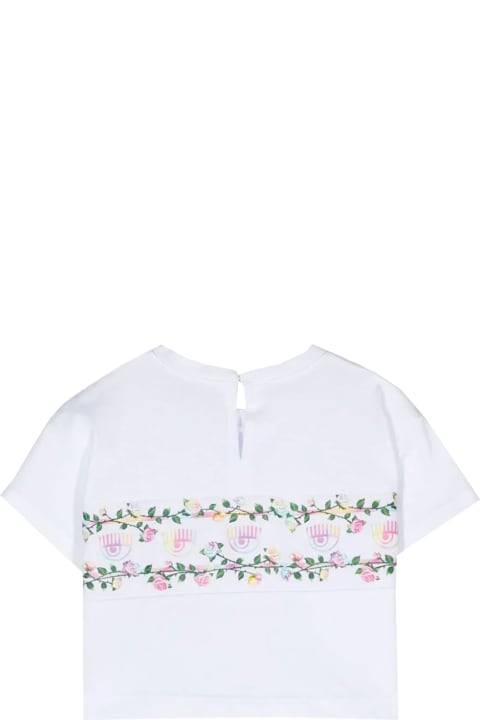 Topwear for Baby Girls Chiara Ferragni T-shirt With Print
