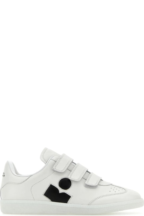 Isabel Marant Sneakers for Women Isabel Marant White Leather Logo Classic Sn Sneakers