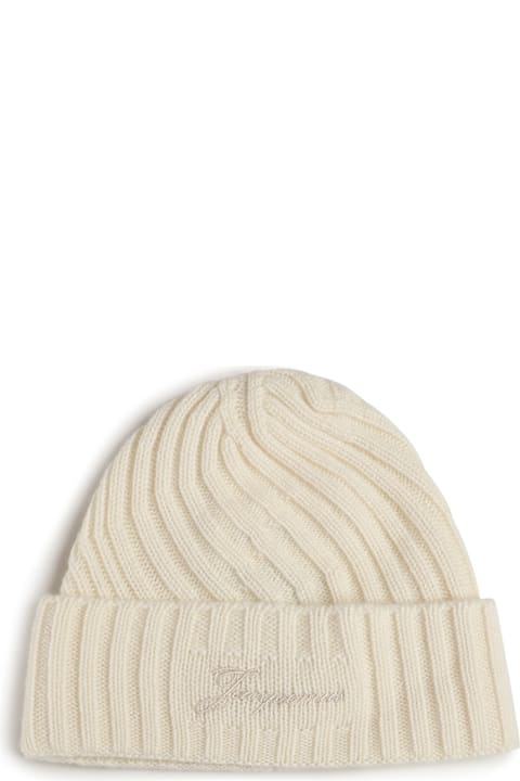 Homeware Jacquemus "le Bonnet Tourni" Cashmere And Wool Beanie