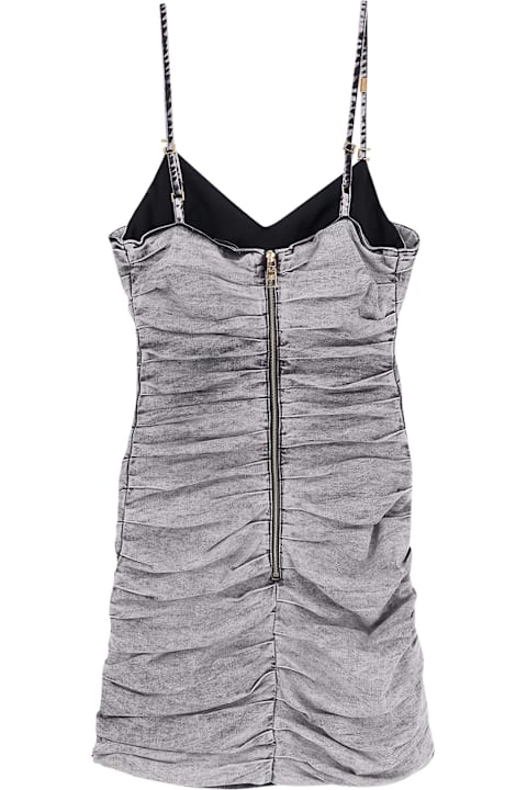 أدوات منزلية Elisabetta Franchi Denim Mini Dress
