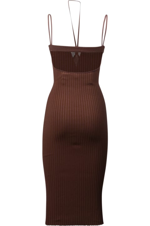 Homeware ANDREĀDAMO Ribbed Knit Midi Dress
