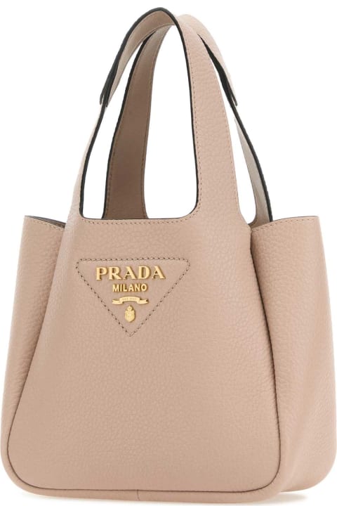 Totes for Women Prada Light Pink Leather Handbag