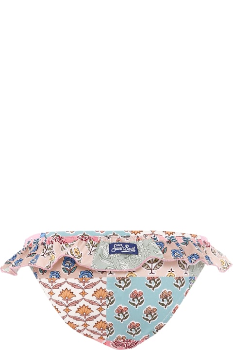 Homeware MC2 Saint Barth Multicolor Swim Briefs For Girl With Floarl Print