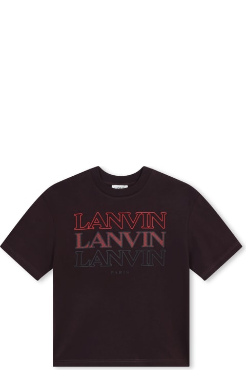 Lanvin T-Shirts & Polo Shirts for Boys Lanvin T-shirt Con Logo