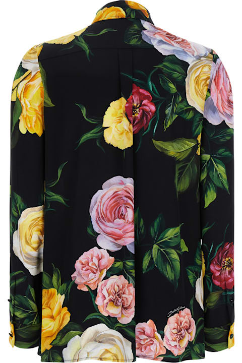 آخر صيحات الموضة من السيدات Dolce & Gabbana Floral Shirt