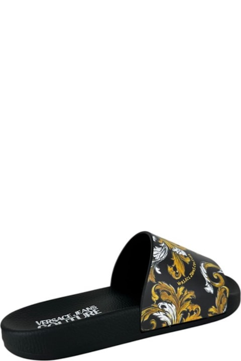 Versace Jeans Couture Sandals Sale for Women Versace Jeans Couture Rubber Slides