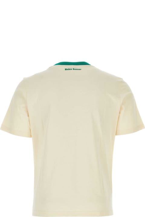 Topwear for Men Wales Bonner Cream Cotton Resilience T-shirt