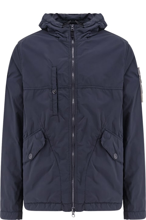Fashion for Men Stone Island Recycled Nylon Jacket With Hood
