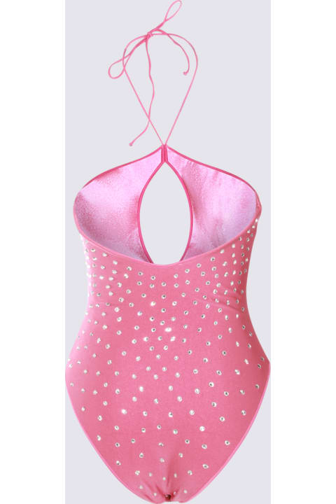 Oseree Swimwear for Women Oseree Oseree Pink Gem One-piece Swimsuit