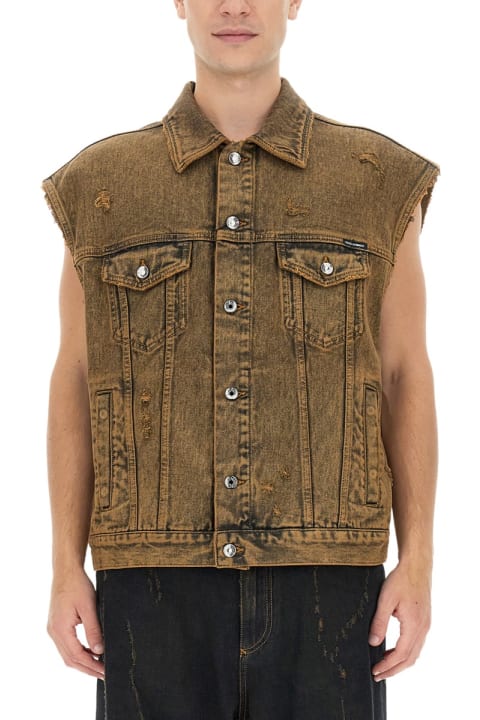 Dolce & Gabbana Clothing for Men Dolce & Gabbana Denim Vest